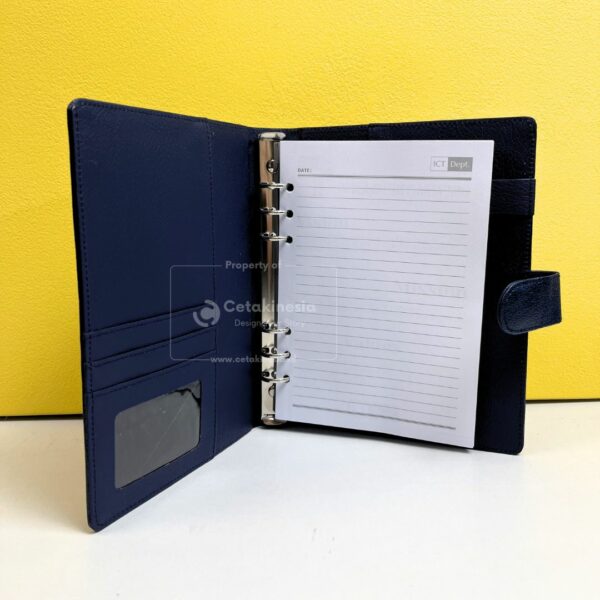 Buku Agenda Notebook Berbahan Kulit Jilid Binder Custom (2)