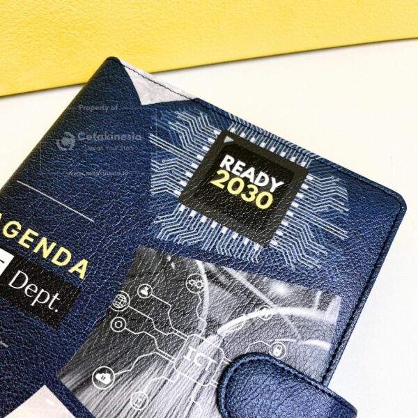 Buku Agenda Notebook Berbahan Kulit Jilid Binder Custom (4)
