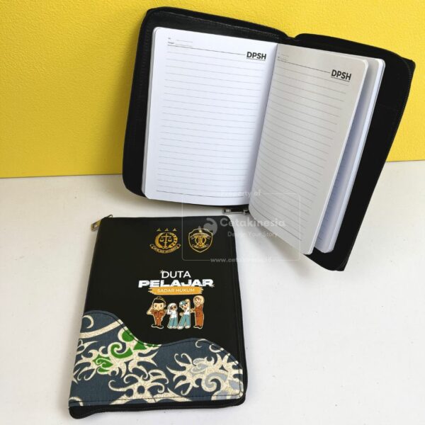 Buku Agenda Notebook Dengan Resleting Cetakinesia (2)