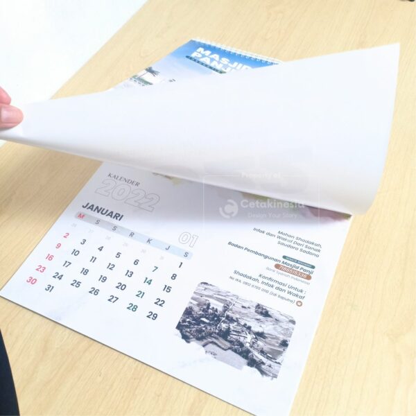 Kalender Dinding Dengan 1 Bulan Cetakinesia (2)