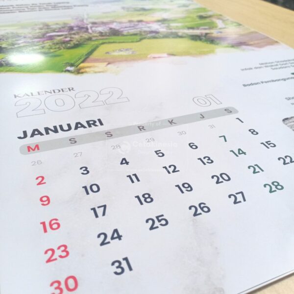 Kalender Dinding Dengan 1 Bulan Cetakinesia (4)