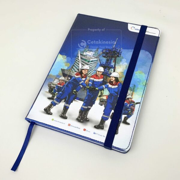Notebook Agenda Kulit Dengan Pengunci Karet Cetakinesia (5)