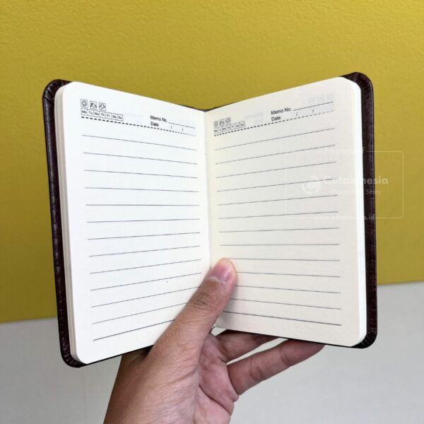 Notebook Agenda Kulit Dengan Pengunci Karet Cetakinesia (8)