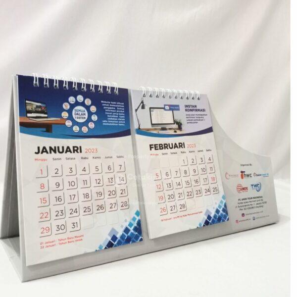 Kalender Meja Dengan Tempat Alat Tulis ATK Cetakinesia (3)