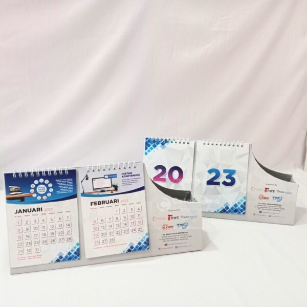 Kalender Meja Dengan Tempat Alat Tulis ATK Cetakinesia (5)